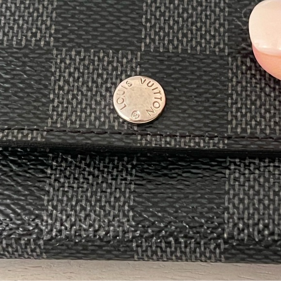🖤LOUIS VUITTON Damier Graphite Multicles 6 Key Holder Key Case Excellent Unisex - Picture 7 of 13